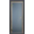 Foto von Ilogreen Saunatür Trend (Fichte) 209x89 cm, Milchglas