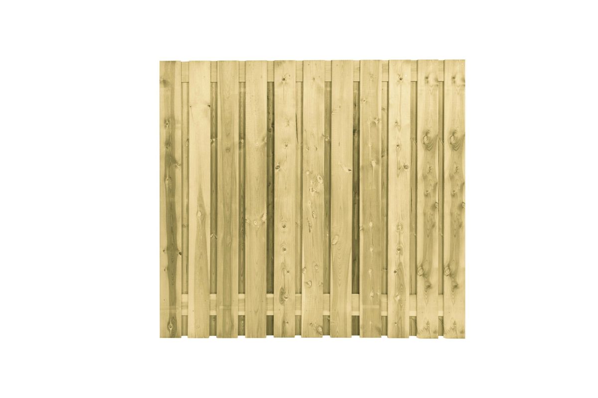 Azalp tuinscherm grenenhout recht 23 planken