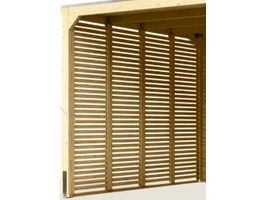 Foto von Karibu lamellenwand für Cubus