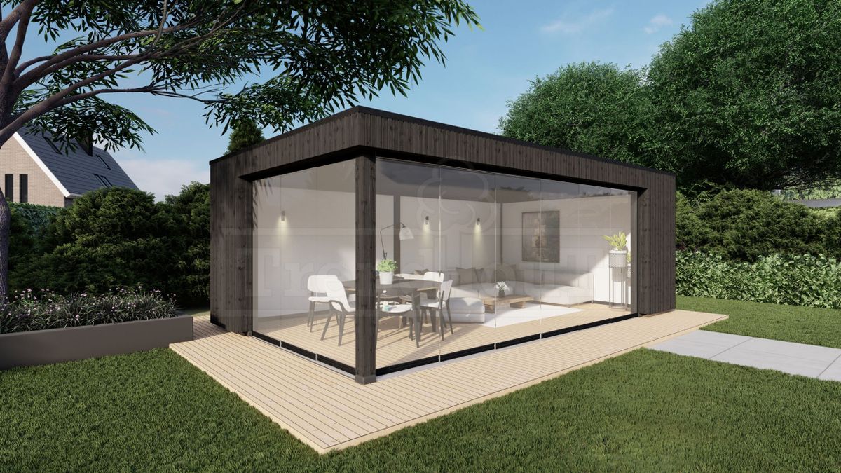 Trendhout buitenverblijf Capri - rechts