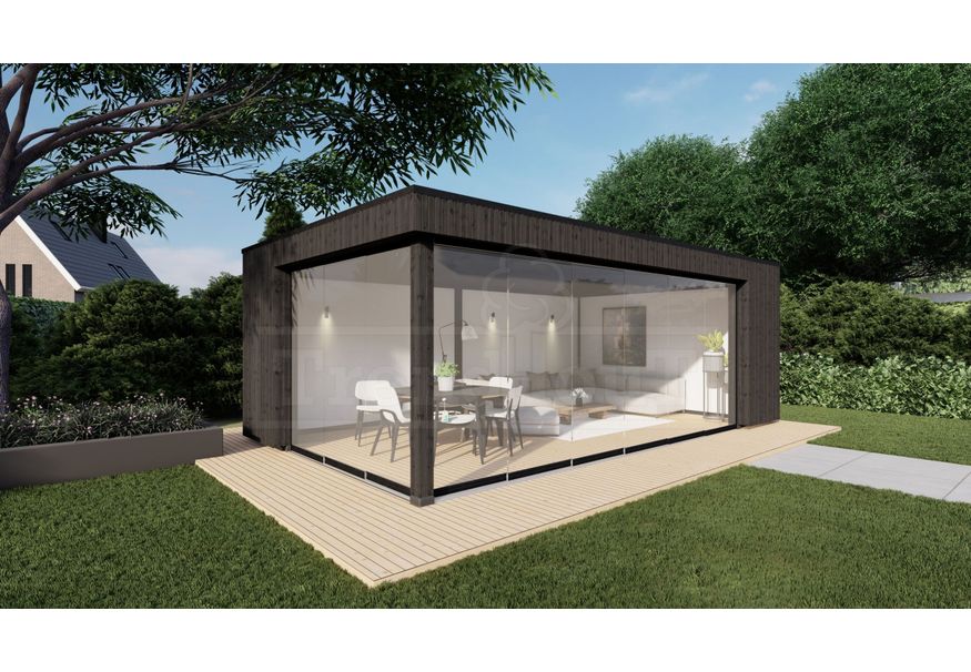Trendhout Außenaufenthalt Capri rechts 720x375 cm Foto von Trendhout Außenaufenthalt Capri rechts 720x375 cm