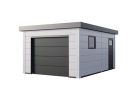 Telluria 3654G metalen garage Foto van Telluria 3654G metalen garage