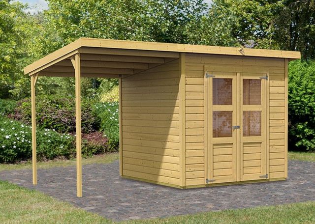 Karibu 68765 tuinhuis met overkapping Merseburg 4