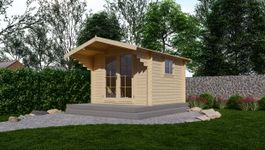 Interflex Blockhütte 3032 Foto von Interflex Blockhütte 3032