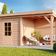 WoodAcademy tuinhuis met overkapping Baron 500x400 cm