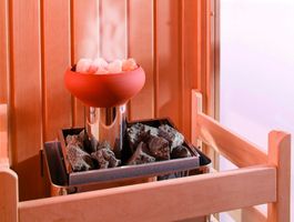 Karibu Salzkristall Vital Sole mit 1 kg Salzkristall Foto von Karibu Salzkristall Vital Sole mit 1 kg Salzkristall