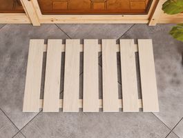 Foto van Karibu vloerrooster - espenhout