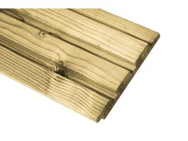 Azalp geïmpregneerde Vurenhouten gevelbekleding Rabat design Foto van Azalp geïmpregneerde Vurenhouten gevelbekleding Rabat design