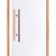 Hot Orange Saunadeur Premium 80x210 cm, blank 8 mm elzen