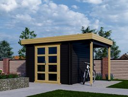 Foto von Interflex Blockhütte mit terrasse 331 M - gestrichen