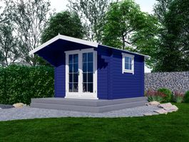 Foto von Interflex Blockhütte 3032 - gestrichen