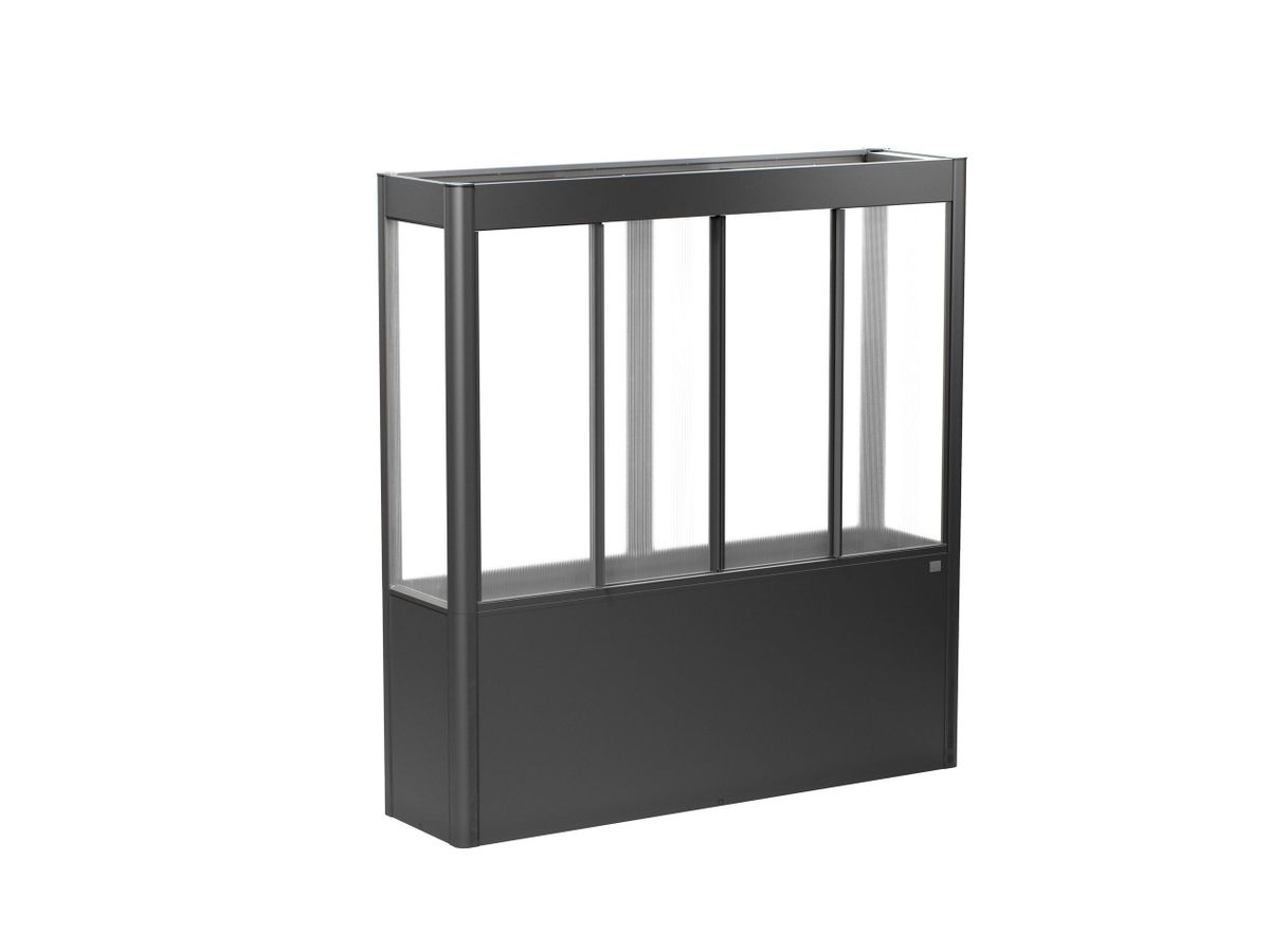 Biohort Tuinkas Florentina 2x0.5 Donkergrijs metallic