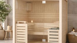 Foto von Azalp Massive Sauna Rio Glass