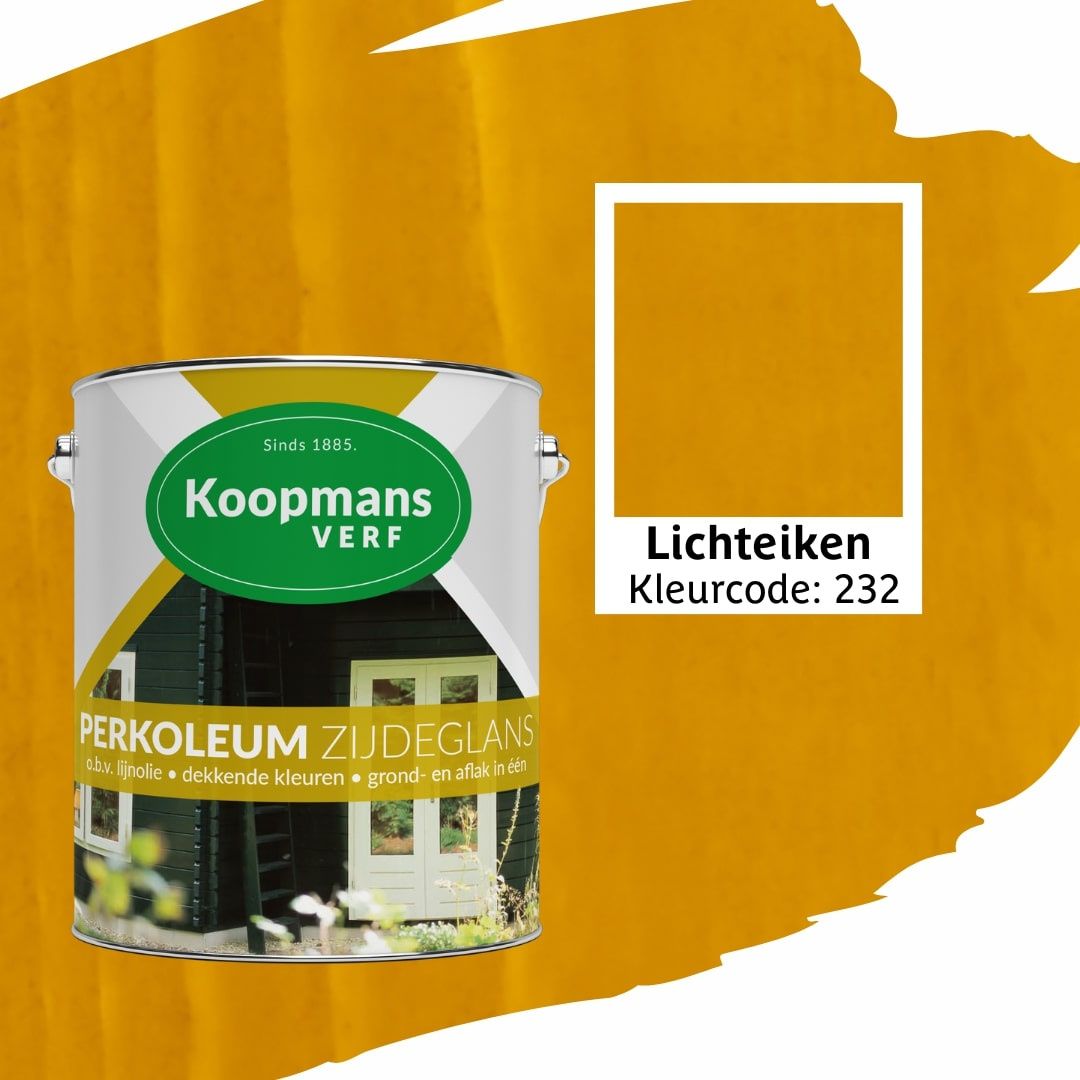 Koopmans Perkoleum Lichteiken Zijdeglans Transparant 2.5L