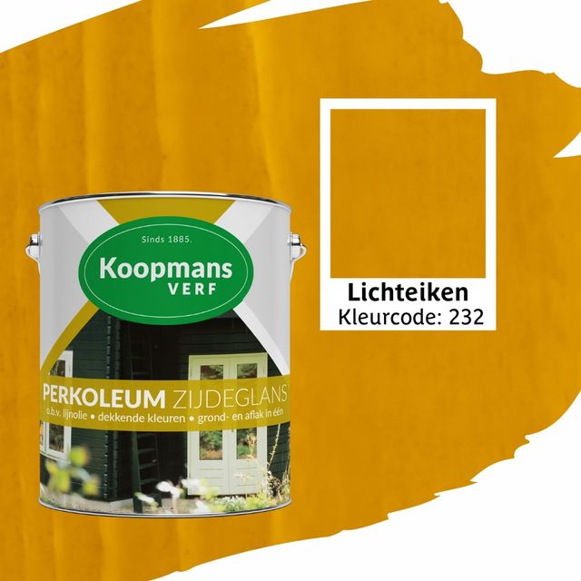 Foto van Koopmans Perkoleum, Lichteiken 232, 2,5L Zijdeglans