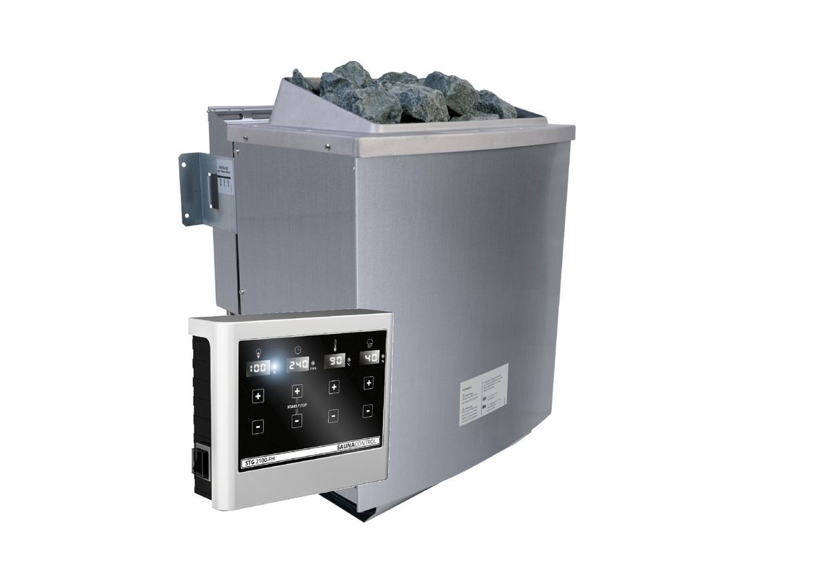 Karibu Combisaunakachel 9 kW met Easy BIO besturing