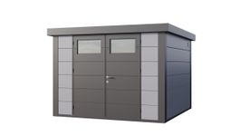 Telluria Classico 3030 metalen tuinhuis Foto van Telluria Classico 3030 metalen tuinhuis