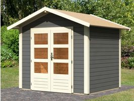 Foto von Karibu 83334 Talkau 3 Gartenhaus - Terragrau