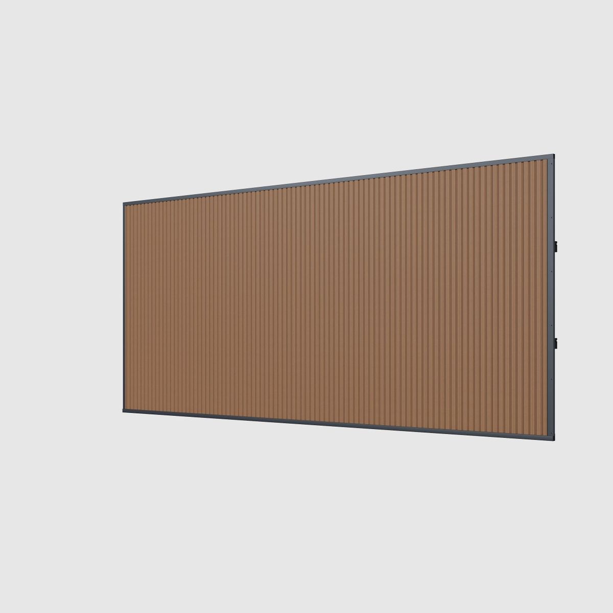 Porchenzo WPC design wand 530 cm - teak