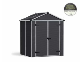 Palram – Canopia RUBICON Kunststoff Gartenhaus Foto von Palram – Canopia RUBICON Kunststoff Gartenhaus