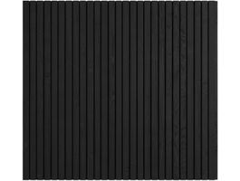 Foto van Zwart Designwand Verticaal Achterwand 780 cm