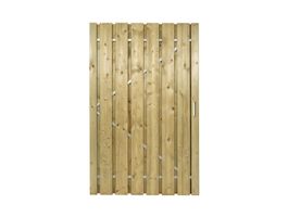 Foto van Azalp tuindeur Vurenhout frame universeel