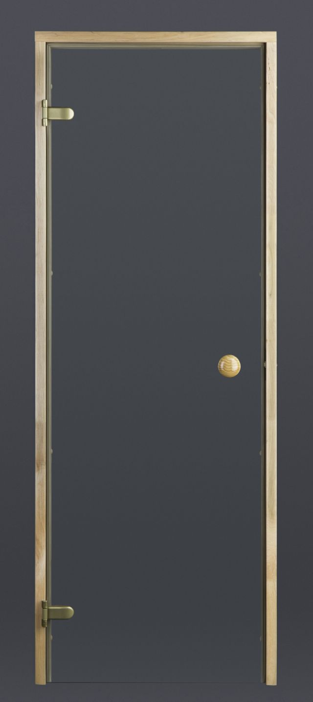 Ilogreen Saunatür Trend (Fichte) 189x69 cm Klarglas