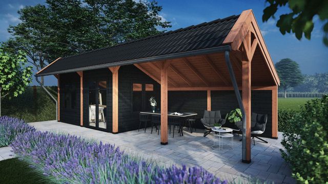 Trendhout kapschuur De Deel