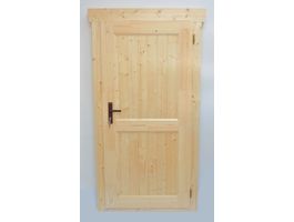 Azalp enkele deur hout - 90x199 cm Foto van Azalp enkele deur hout - 90x199 cm