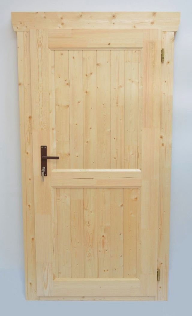 Azalp Einzeltür mit Holz (90x197 cm)