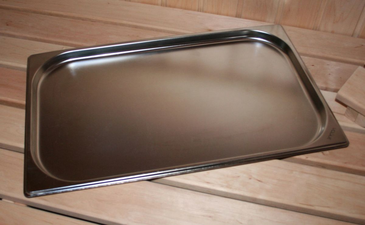 Azalp saunakachel lekbak RVS