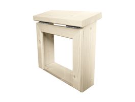 Foto van Karibu saunabesturing beschermkast - grijs wit