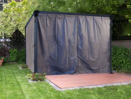 Palram - Canopia Vorhang Set 4300/5000 Grau Foto von Palram - Canopia Vorhang Set 4300/5000 Grau