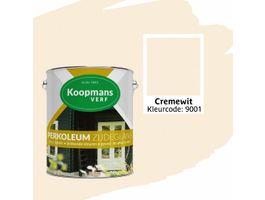 Koopmans Perkoleum - Crèmeweiß 9001 - 2.5L Seidenglanz Foto von Koopmans Perkoleum - Crèmeweiß 9001 - 2.5L Seidenglanz