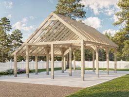 Foto van EastWood eiken zadeldak buitenverblijf Kenchester