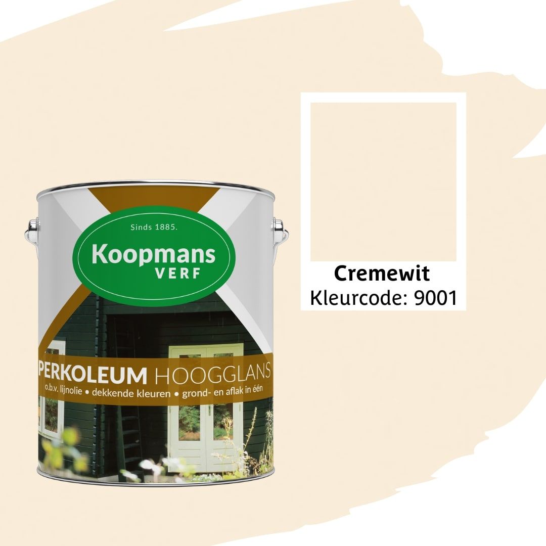 Koopmans Perkoleum - Crèmeweiß 9001 - 2.5L Hochglanz