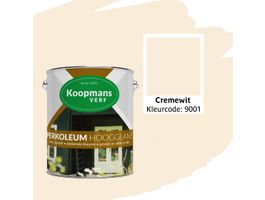 Koopmans Perkoleum - Crèmeweiß 9001 - 2.5L Hochglanz Foto von Koopmans Perkoleum - Crèmeweiß 9001 - 2.5L Hochglanz