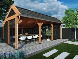 Foto von Trendhout de Stee Schuppen mit Satteldach