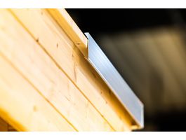 Foto von Interflex Aluminium Dachleistenset für P3056 - Silber