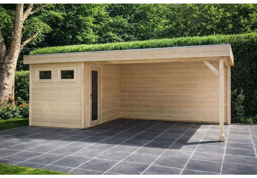 Azalp Blockhaus Edith 500x250 cm Foto von Azalp Blockhaus Edith 500x250 cm