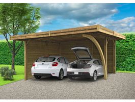 Foto van Solid S7758 Houten Carport