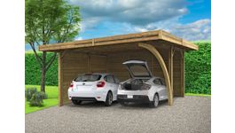 Solid S7758 Houten Carport Foto van Solid S7758 Houten Carport