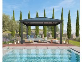 Palram - Canopia Dallas 4300 Aluminium Terrassenüberdachung Foto von Palram - Canopia Dallas 4300 Aluminium Terrassenüberdachung