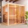 Azalp elementsauna Prisma 186x186 cm - elzen