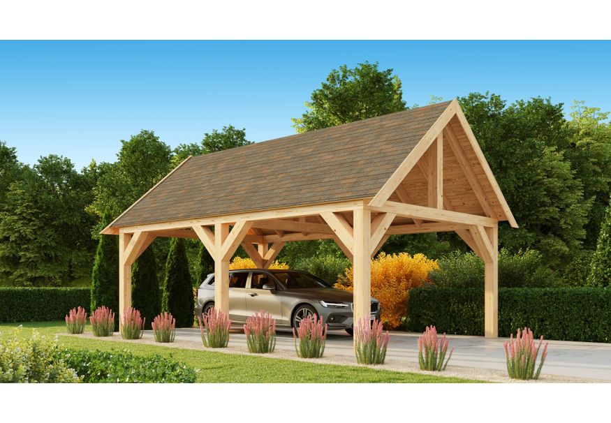 Azalp Carport Aaron 540x330 cm Foto van Azalp Carport Aaron 540x330 cm