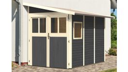 Karibu 73073 Wandlitz 3 Gartenhaus - Terragrau Foto von Karibu 73073 Wandlitz 3 Gartenhaus - Terragrau