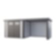 Foto van Telluria Classico Lounge Small 2724 wit|antraciet - rechts