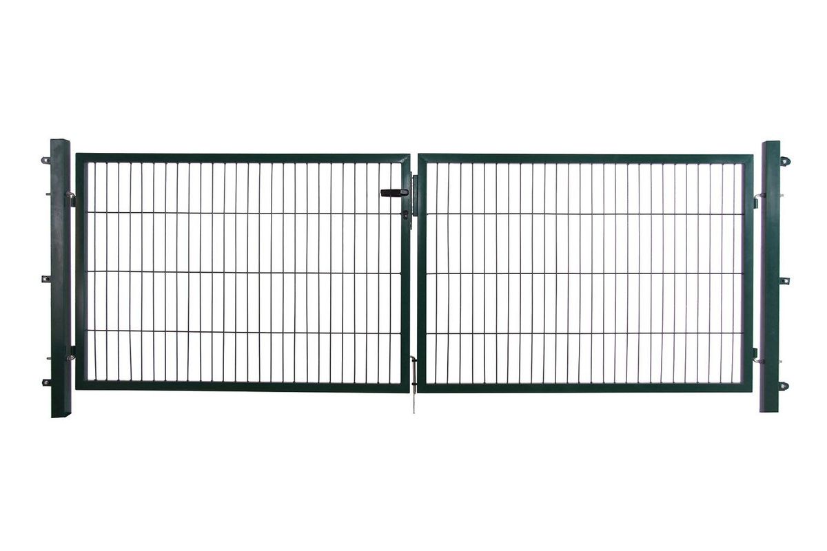 Azalp dubbele poort compleet Antraciet