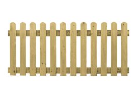 Azalp vurenhouten hek relief rond Foto van Azalp vurenhouten hek relief rond