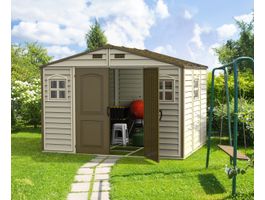 Duramax WoodSide 10x8 Kunststoff Gartenhaus Foto von Duramax WoodSide 10x8 Kunststoff Gartenhaus